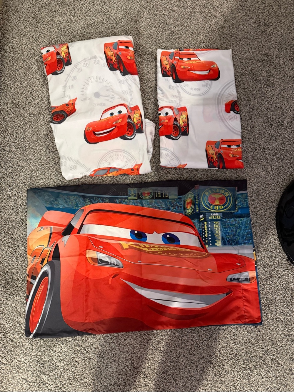 Disney Cars Lightning McQueen Kids full size sheet set